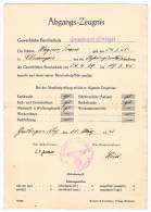 Abgangs-Zeugnis Gewerbliche Berufsschule Geislingen 1942 - Diploma & School Reports