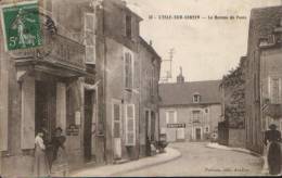 France -Postcard 1907-L'Isle Sur Serein-Le Bureau De Poste - L'Isle Sur Serein