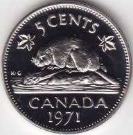 @Y@   CANADA  5 Cent 1971  UNC / Proof   (C643) - Canada