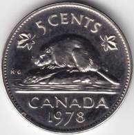 @Y@   CANADA  5 Cent 1978  UNC / Proof   (C645) - Canada