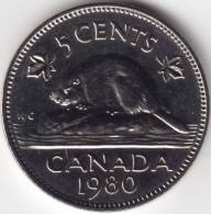 @Y@   CANADA  5 Cent 1980  UNC / Proof   (C647) - Canada