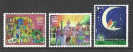 INDIA, 2008, National Children´s Day, "India Of My Dreams", Set 3 V, MNH, (**) - Unused Stamps
