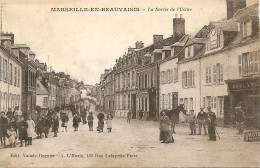 Cpa Marseille En Beauvaisis Sortie D´usine - Marseille-en-Beauvaisis