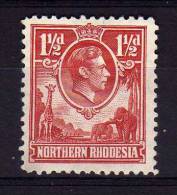 Northern Rhodesia - 1938 - 1½d Definitive - MH - Nordrhodesien (...-1963)