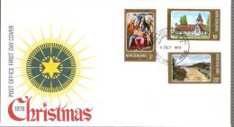 New Zealand 1978 Christmas FDC - FDC