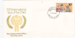 New Zealand 1979 International Year Of The Child  FDC - FDC