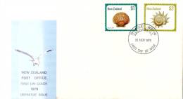 New Zealand 1979 Shells Definitives FDC - FDC