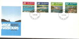 New Zealand 1980 Large Harbours FDC - FDC