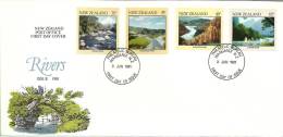 New Zealand 1981 Rivers FDC - FDC