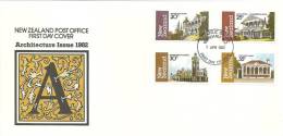New Zealand 1982 Architecture FDC - FDC