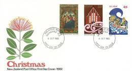 New Zealand 1982 Christmas FDC - FDC