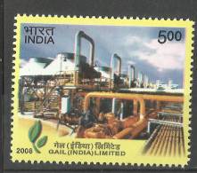 INDIA, 2008, 25th Anniversary Of GAIL (India), Natural Gas Plant,  MNH, (**) - Unused Stamps