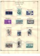 U.S.A.    Collection Of  Mounted Mint And Used As Per Scan. (4 SCANS) - Collections