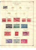 U.S.A.    Collection Of  Mounted Mint And Used As Per Scan. (2 SCANS) - Colecciones & Lotes