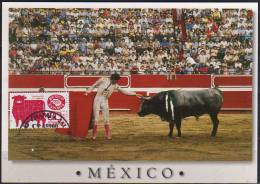 MEXIQUE. CORRIDA  DE  TOROS.  Une Carte-maximum - Vaches