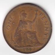 @Y@   Groot Britannië  1 Penny  1967  (C657) - D. 1 Penny