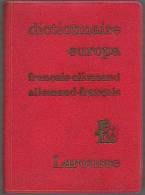 MINI DICO LAROUSSE : Français-allemand Allemand -français - 1965 - 480 Pages - Dictionaries
