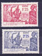 GUADELOUPE N°140 / 141 Neuf Charniere - Nuovi