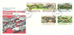 New Zealand 1984 Endangered Wildlife FDC - FDC