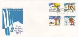 New Zealand 1984 Skifields FDC - FDC