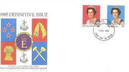 New Zealand 1985 QE II Definitive FDC - FDC