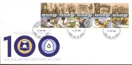 New Zealand 1986 Police Centenary 1886-1986  FDC - FDC