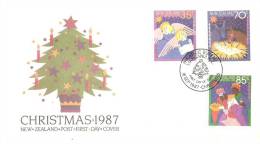 New Zealand 1987 Christmas FDC - FDC