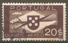 PORTUGAL - (CORREIO AÉREO) - 1936-1941,   Hélice.  20$    (o)   MUNDIFIL  Nº 9 - Usado