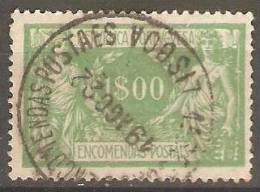 PORTUGAL (ENCOMENDAS POSTAIS) - 1920-1922,   Comércio E Indústria. Pap. Acet.  1$00  (o)    MUNDIFIL  Nº 12 - Used Stamps