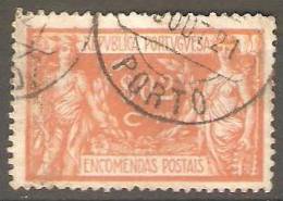 PORTUGAL (ENCOMENDAS POSTAIS) - 1920-1922,   Comércio E Indústria. Pap. Liso  $02   (o)   MUNDIFIL   Nº 2a - Oblitérés