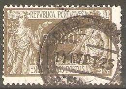 PORTUGAL (ENCOMENDAS POSTAIS) - 1920-1922,   Comércio E Indústria. Pap. Lustrado  3$00  (o)   MUNDIFIL  Nº 14 - Usado