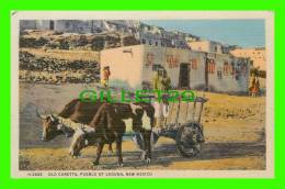 PUEBLO OF  LAGUNA, NEW MEXICO - OLD CARETTA - ANIMATED - HOTELS-SHOPS FRED HARVEY RESTAURANTS - - Other & Unclassified