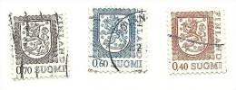 1975 - Finlandia 724/26 Ordinaria C2087, - Used Stamps