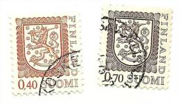 1975 - Finlandia 724 + 726 Ordinaria C2088, - Gebruikt