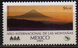 MEXIQUE.Volcan Citlaltépetl  5636 Metres, 2 Ieme Volcan Le Plus Haut Du Monde.  Un T-p Neuf ** Yv.# 2012 - Volcans