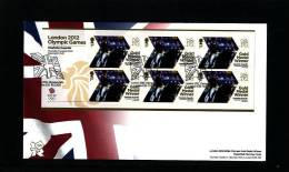 GREAT BRITAIN - 2012 CHARLOTTE DUJARDIN GOLD MEDAL WINNER MS  FIRST DAY COVER - 2011-2020 Em. Décimales