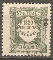 PORTUGAL (PORTEADO) - 1922-1927.  Emissão Regular ( Tipo De 1904) Unicolor.   1$20   (o)  MUNDIFIL    Nº 44 - Oblitérés