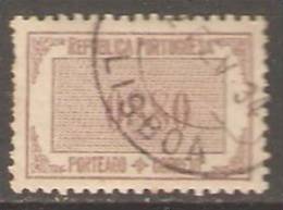 PORTUGAL  (PORTEADO) - 1932-1933.   Tipo  «Etiqueta»   $80  (o)   MUNDIFIL  Nº 52 - Usati