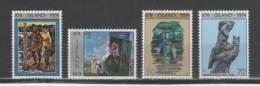 (S0963) ICELAND, 1974 (1100th Anniversary Of The Settlement Of Iceland, 1st Issue). Complete Set. Mi ## 485-488. MNH** - Ungebraucht