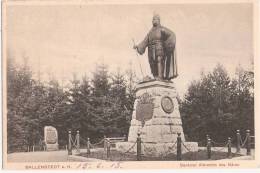 Ballenstedt Am Harz Denkmal Albrecht Des Bären Feldpost 15.6.1915 Gelaufen - Ballenstedt
