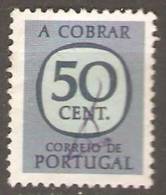 PORTUGAL (PORTEADO) - 1967-1984.  Legenda «A COBRAR»  50 C.  (o)  MUNDIFIL  Nº 69 - Gebraucht