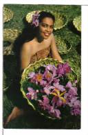 HI HAM (Hawaii, Hawaï / USA) - CPSM - Island Orchids ... Pin-up, Jolie Femme, Vahinée, Orchidée - Otros & Sin Clasificación
