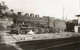 CAHORS ? (46) Carte Photo Locomotive à Vapeur à Tender Gros Plan - Cahors