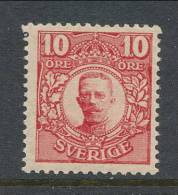 Sweden 1911 Facit # 82, Gustaf V In Medallion, Without Wm Or Wm KPV, Perfect MNH - Unused Stamps