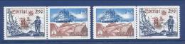 Sweden 1993 Facit # 1810-1811, 300 Years Of Hydrographic Survey, SX1 And SX2 Pairs, MNH (**) - Ongebruikt