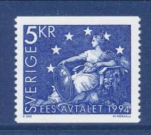 Sweden 1994 Facit # 1826. The EEA Agreement, MNH (**) - Unused Stamps