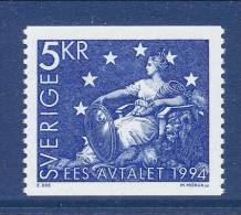 Sweden 1994 Facit # 1826. The EEA Agreement, MNH (**) - Ongebruikt