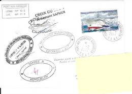 9600  NAVIRE CROIX Du SUD - 41éme MAREE à KERGUELEN - Storia Postale