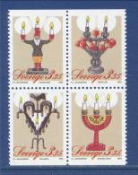 Sweden 1995 Facit # 1930-1933. Chistmas Post, Se-tenant Block Of 4 From Booklet H 464, MNH (**) - Nuevos