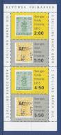Sweden 1992 Facit # 1726-1728, Famous Stamps. Se-tenant Pane From Booklet H424, MNH (**) - Ongebruikt